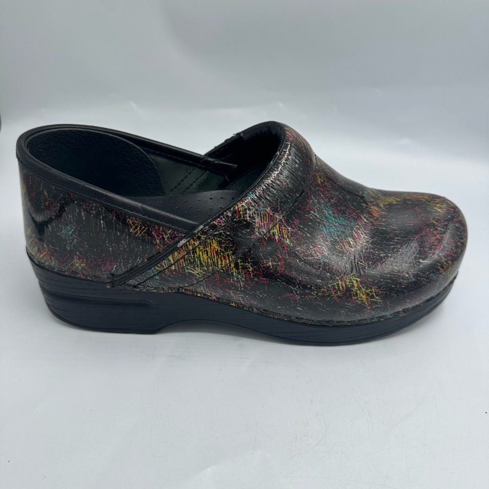 Dansko Professional Petrol Patent Clogs Iridescent Women’s Size 38 US 7.5-8